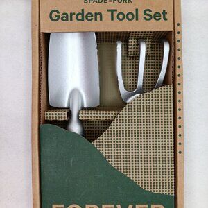 Spade to Fork Forever Garden Hand Tool Kit Set Ergonomic Plastic-Free 2pc, new,